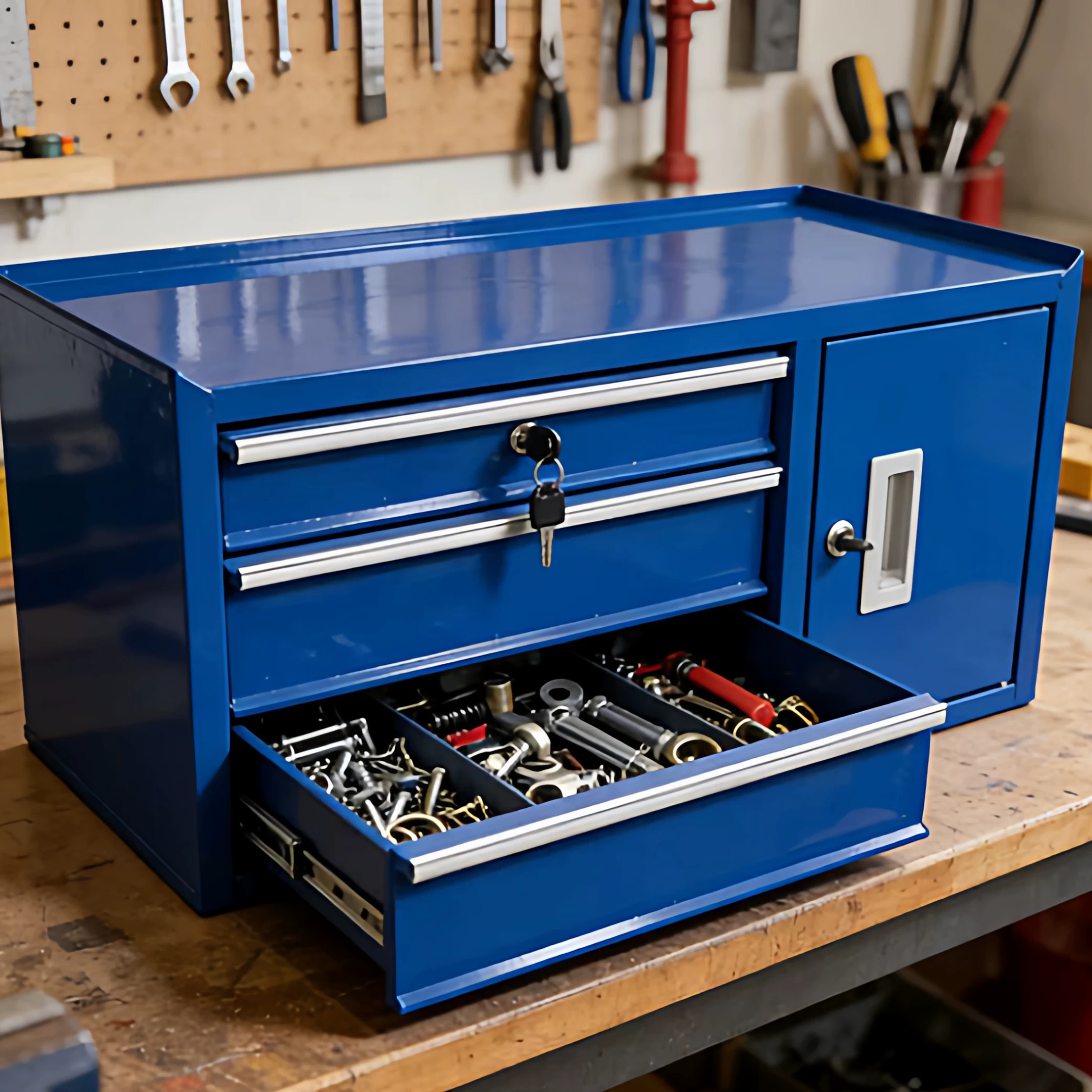 Workshop Tools Cabinet - Armário de Ferramentas de Mesa Multiuso