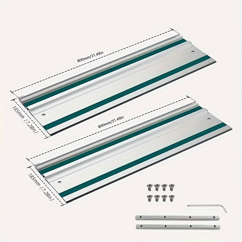 Workshop Cutting Tools - Conjunto de 2 Peças: Trilho Guia