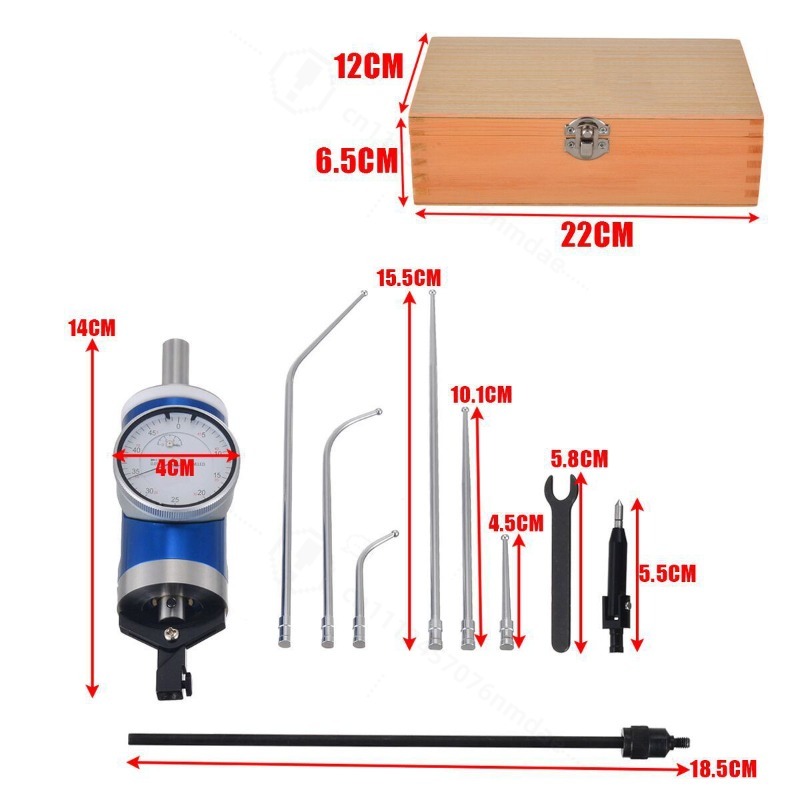 Workshop Tools Center - Indicador de Mostrador Industrial Azul com